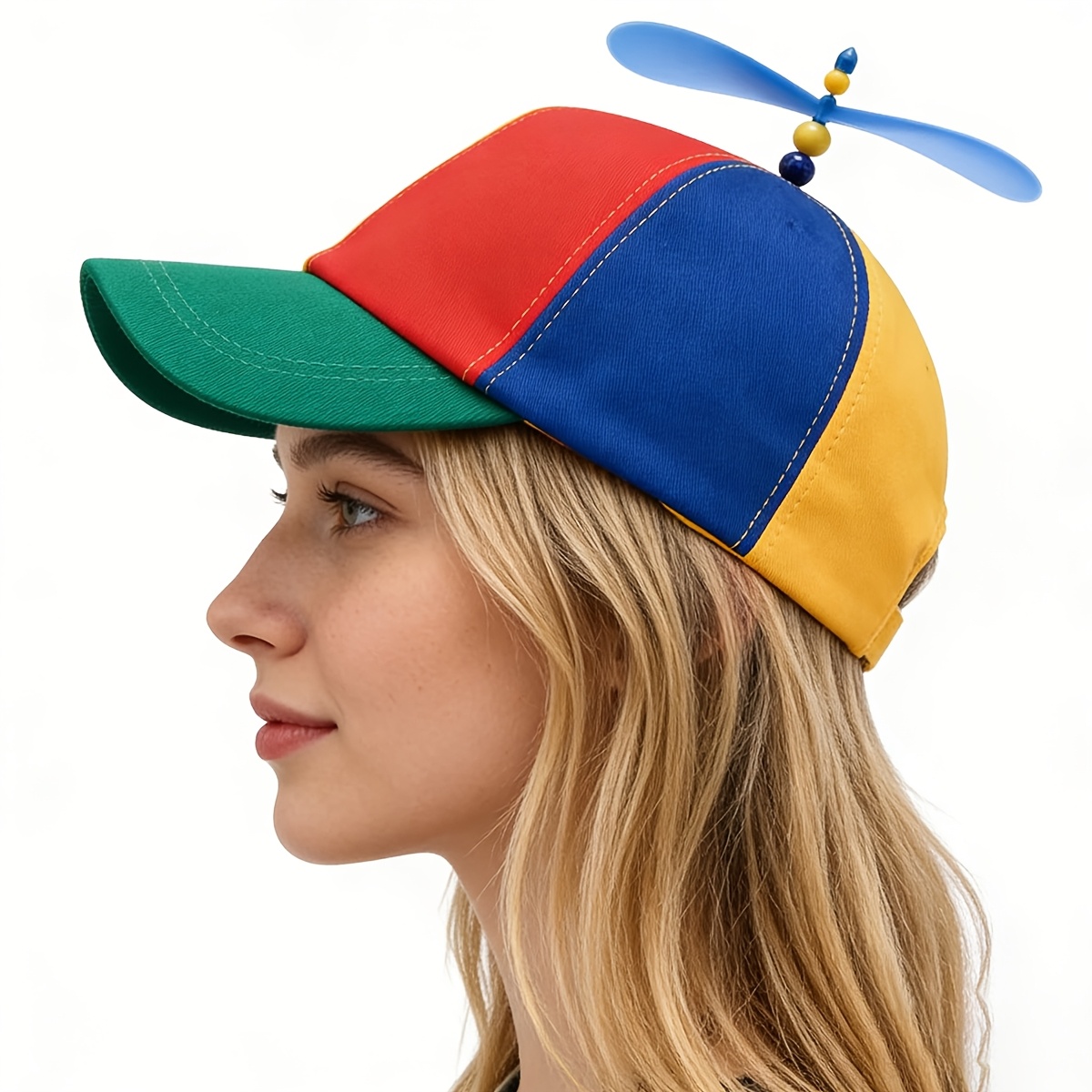 Funny Multicolor Propeller Hat - Flamethrower Cosplay Prop review and price