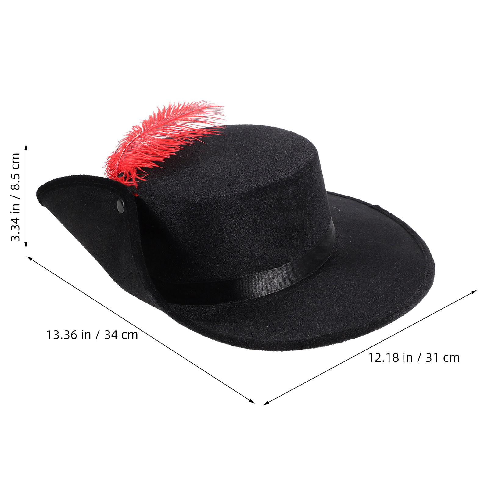 Reusable Plume Carnival Hat Fe - Easy Cosplay Prop review and price