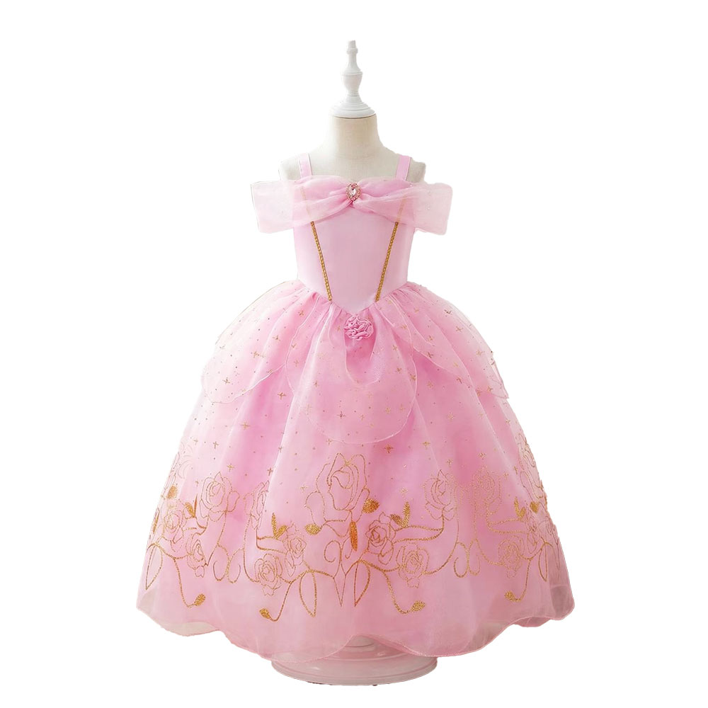 Girls Pink Princess Dress Off  - Cosplay Prop Bow review and price